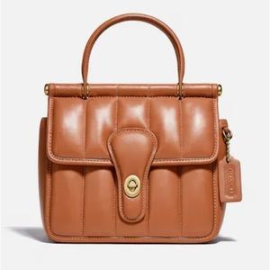 Coach Willis Top Handle 18 With Quilting